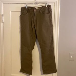 Mens weatherproof vintage fleece lined pant 34x30